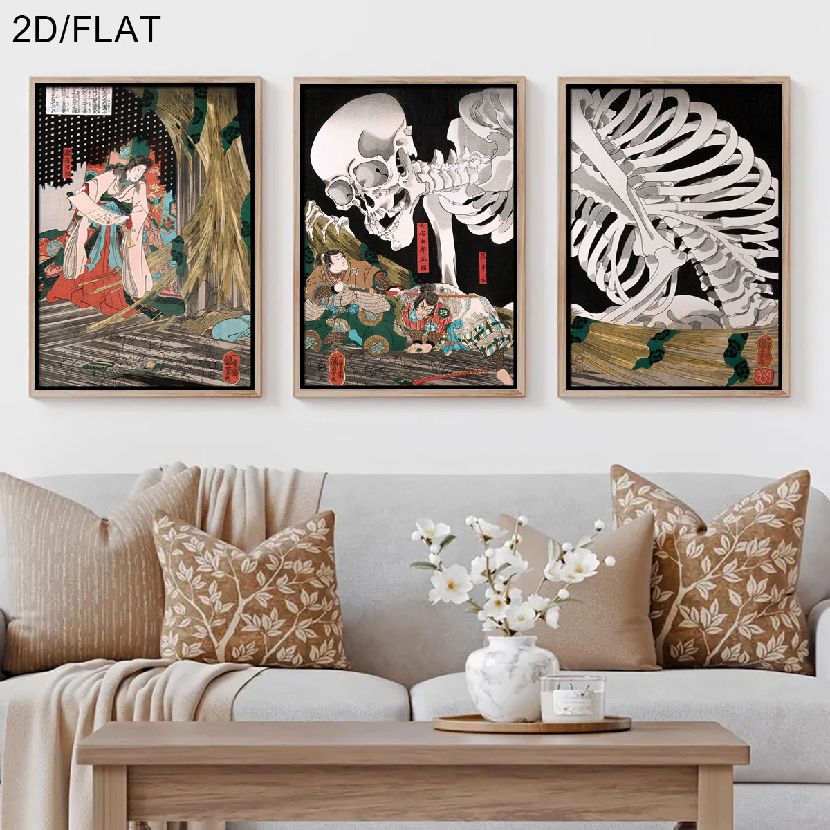 Photography Pose - Conjunto de 3 Peças de Arte