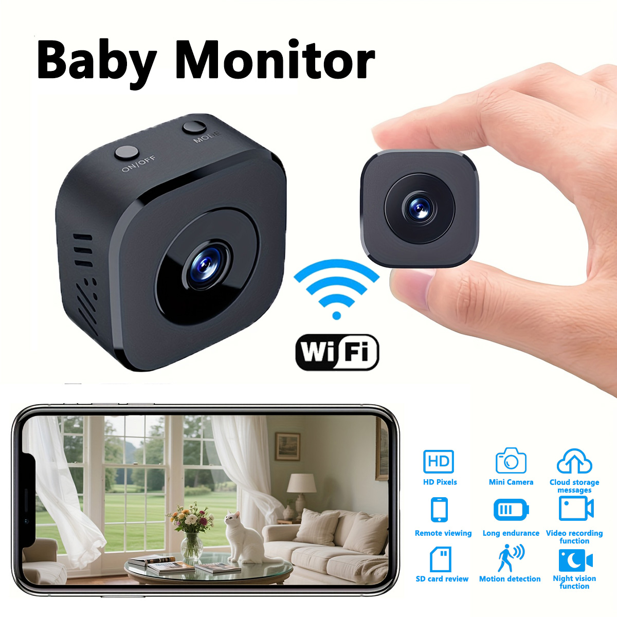 Photography Videography - 1080p hd mini câmera wi-fi segurança