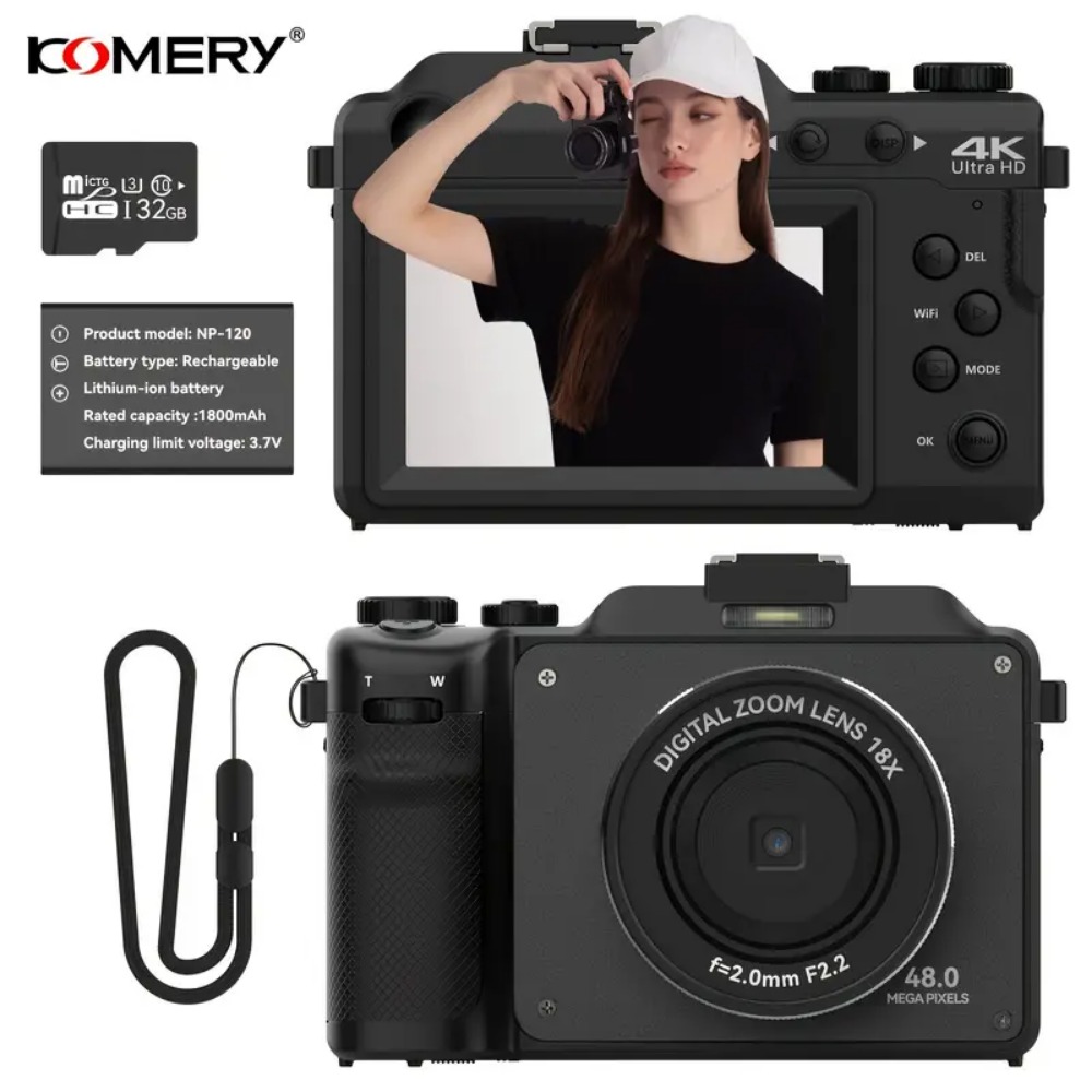 Photography Nature Images - Câmera Digital 4K para Fotografia, Zoom