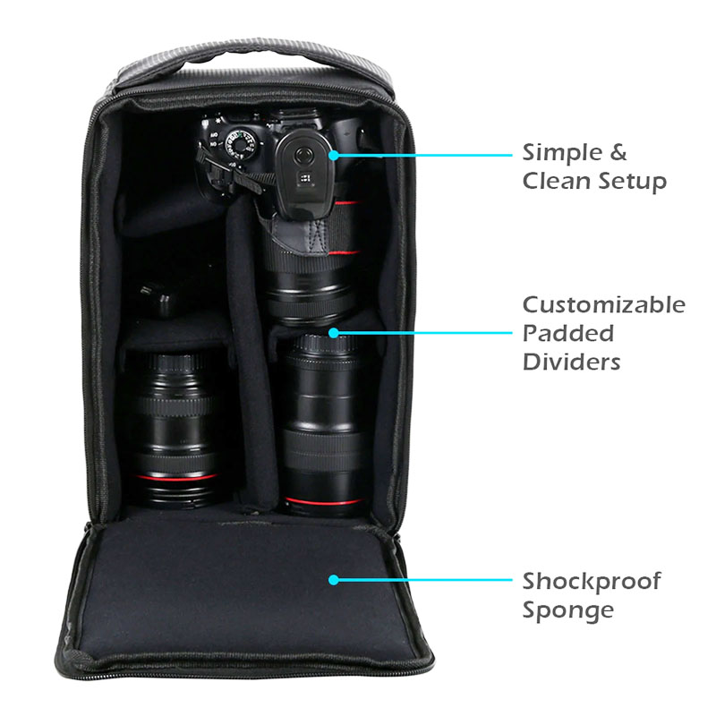 Bolsa para câmera dslr, à prov - Camera Bag Waterproof avaliação e preço