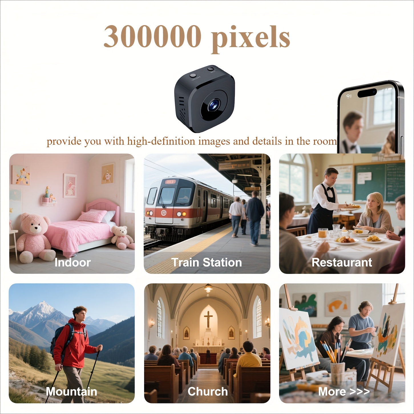 1080p hd mini câmera wi-fi seg - Photography Videography avaliação e preço