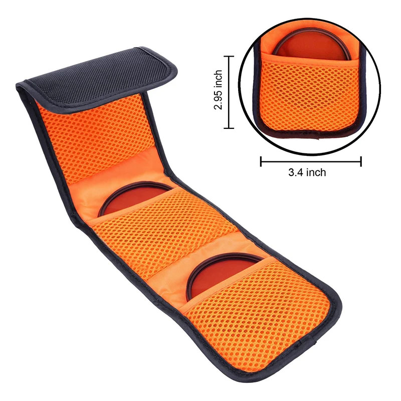 Bolsa com 3 bolsos para filtro - Camera Bag Waterproof avaliação e preço