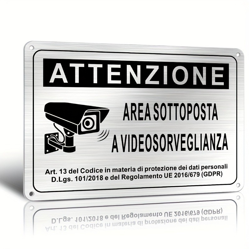 Sinal de Segurança Italiano 20 - Photography Videography avaliação e preço