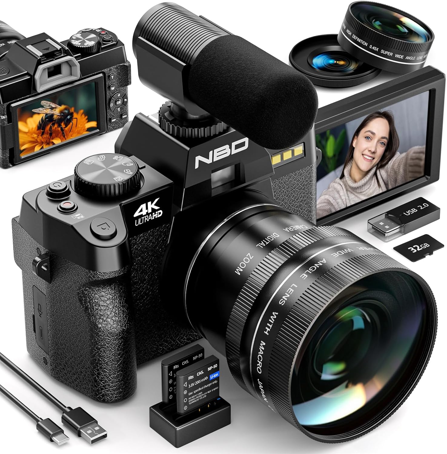 Câmeras digitais NBD 4K para f - Photography Nature Images avaliação e preço